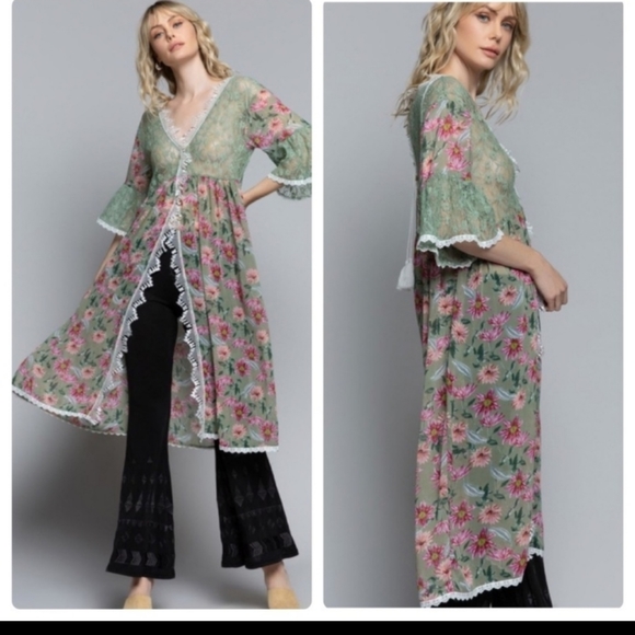 POL Sage Kimono - Picture 8 of 13